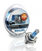 Автолампа Philips H4 12V 6055W 12342 CrystalVision 4300 К комплект 2 шт