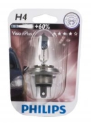 Автолампа Philips H4 12V 6055W 12342 VisionPlus +60% блистер 1 шт