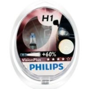 Автолампа Philips H1 12V 55W 12258 VisionPlus +60% комплект 2 шт